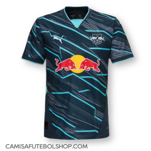 Camisa de time de futebol RB Leipzig Replicas 3º Equipamento 2024-25 Manga Curta